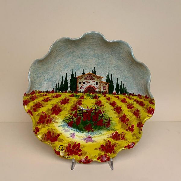 PA215B 35 - Undulated centerpiece cm. 35